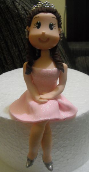 Topo de bolo Debutante