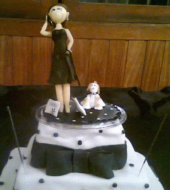 Topo de bolo Debutante